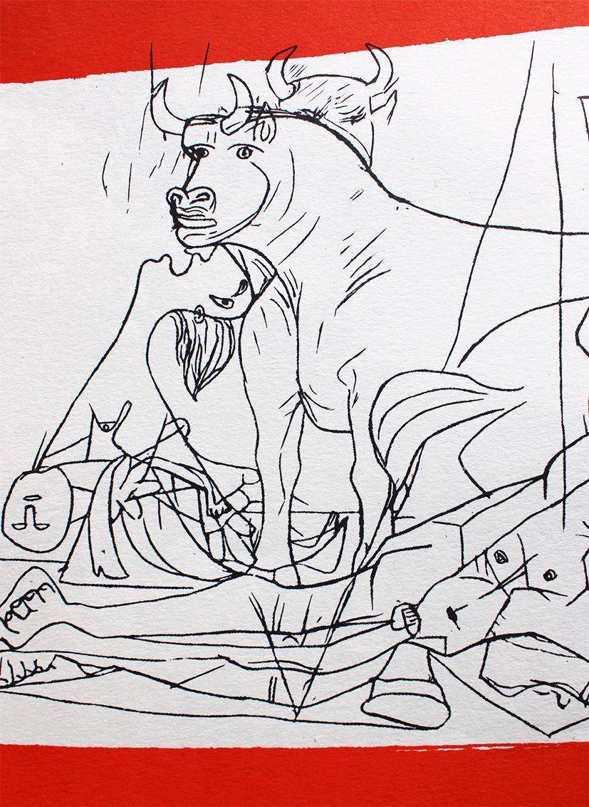 Pablo Picasso - Study for Guernica (1962)