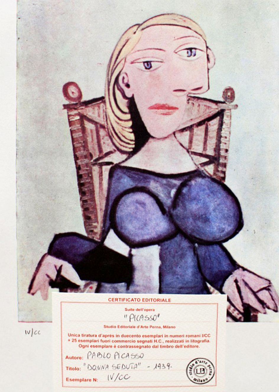 Pablo Picasso - Seated Woman (1962)