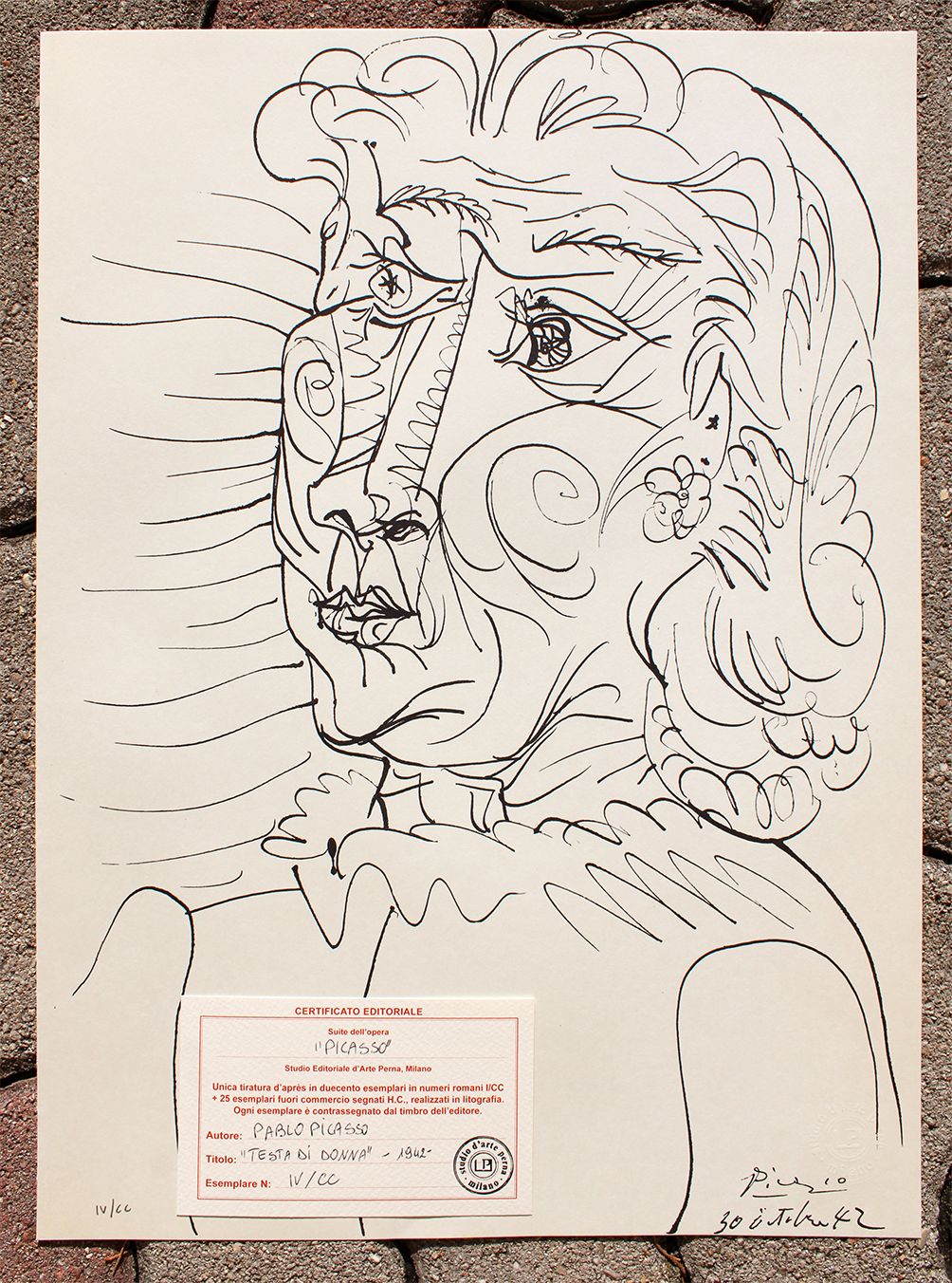 Pablo Picasso - Head of a Woman (1962)
