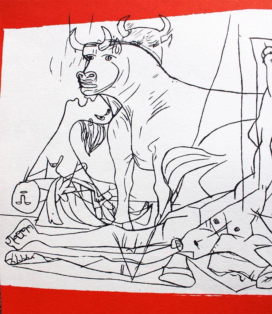 Pablo Picasso - Study for Guernica (1962)