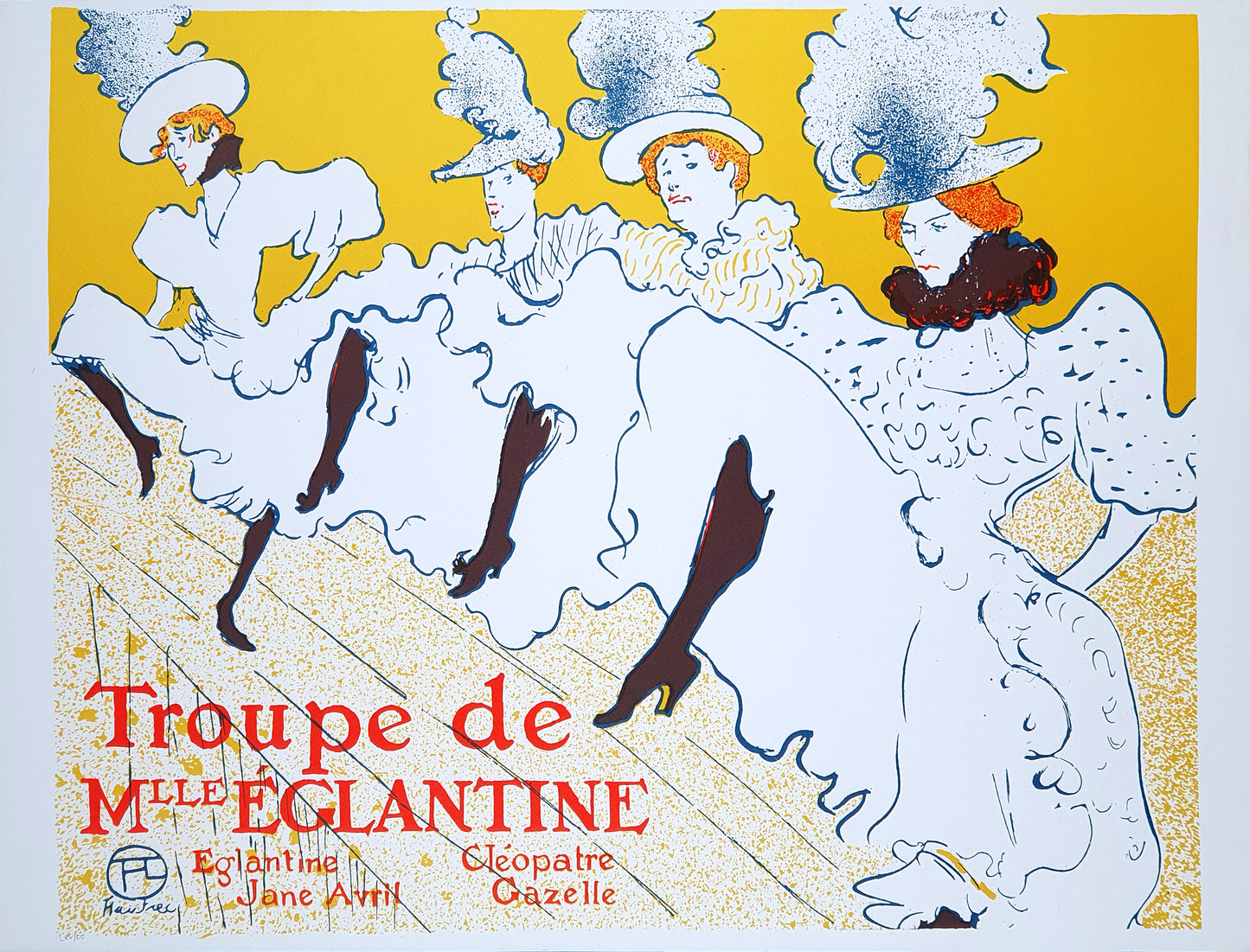 Henri de Toulouse-Lautrec - La Troupe de Mlle Eglantine (1896)
