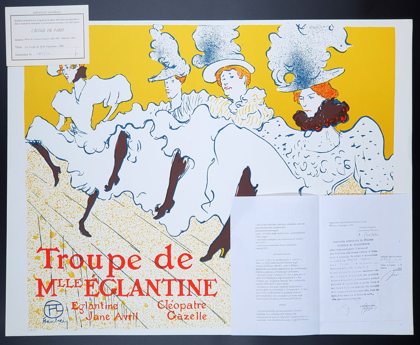 Henri de Toulouse-Lautrec - La Troupe de Mlle Eglantine (1896)