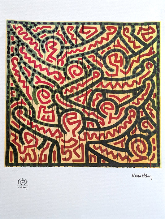 Keith Haring - Estampe vintage (1990)
