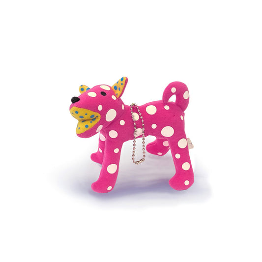 Yayoi Kusama - Mascotte Tocoton en peluche (rose)