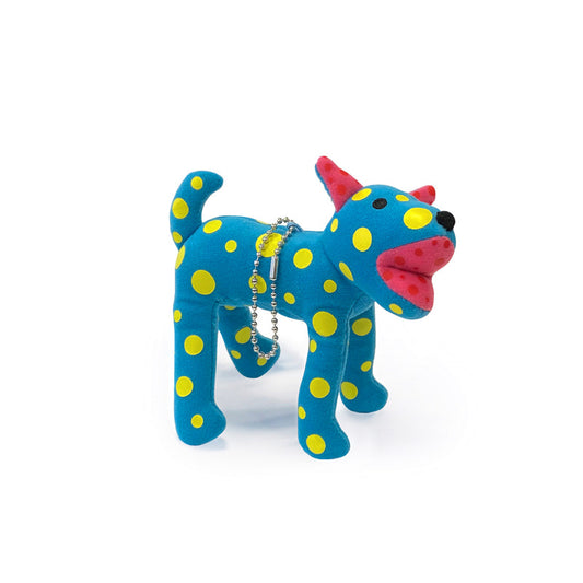 Yayoi Kusama - Mascotte Tocoton en peluche (bleu)