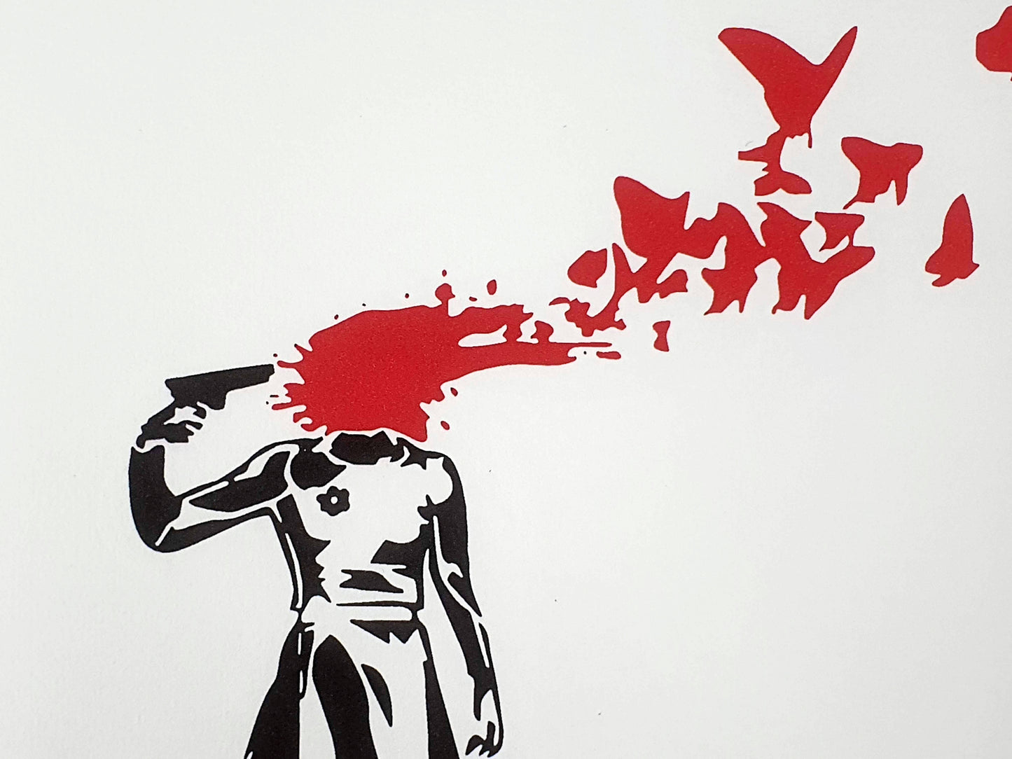 BANKSY - Butterly Girl Suicide