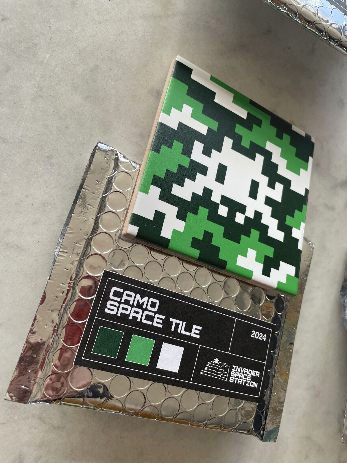 Invader - Kit Camo Tile Green White (2024)