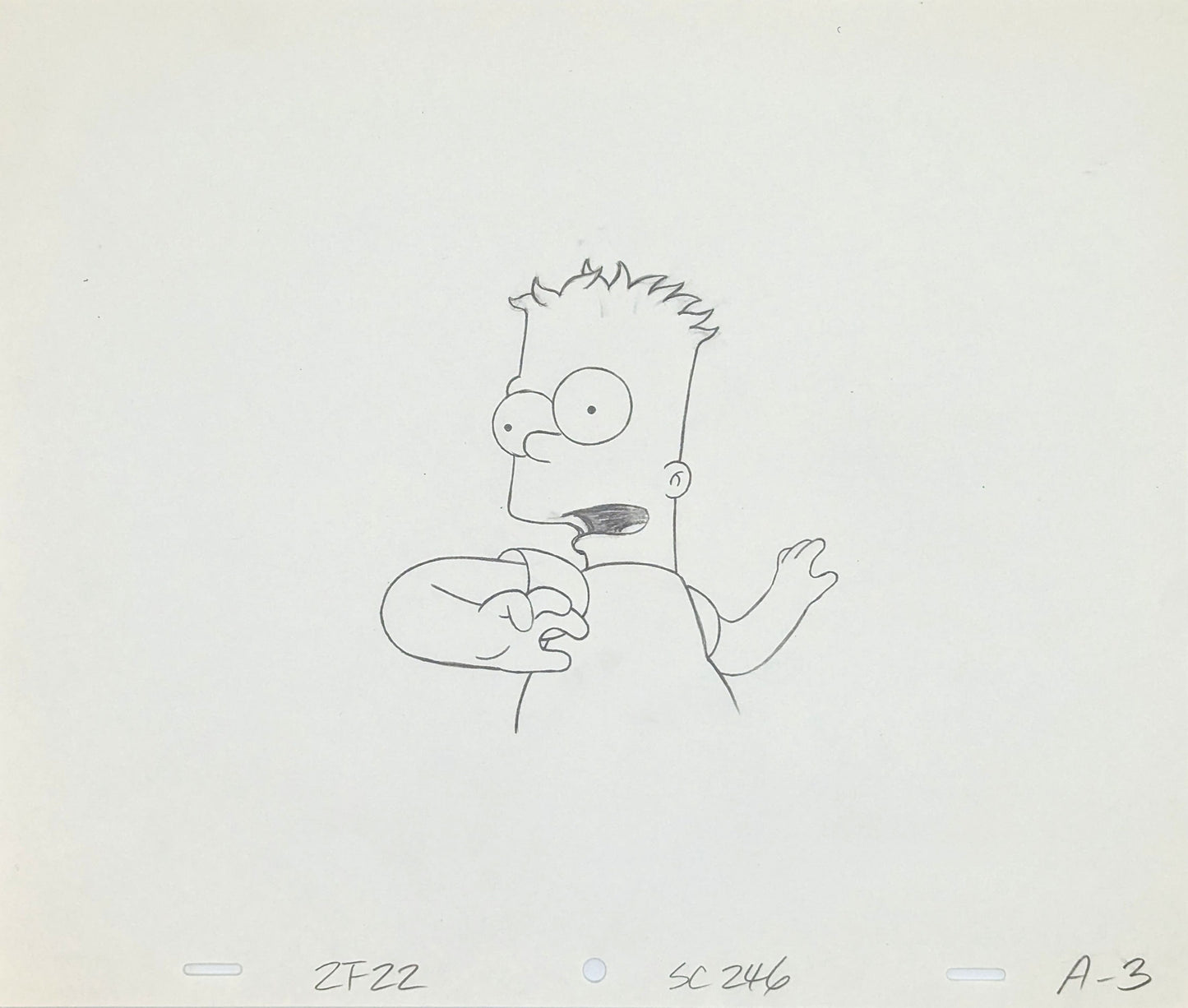 Matt Groening - Dessin Bart Simpsons (vers 1990)