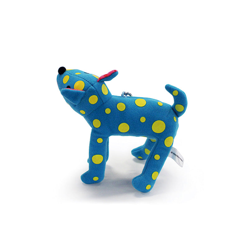 Yayoi Kusama - Mascotte Tocoton en peluche (bleu)