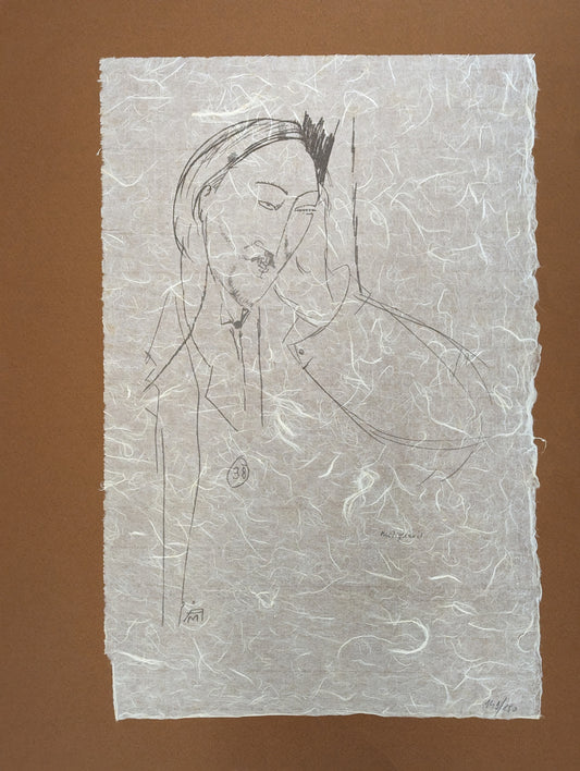 Amadeo  Modigliani - d'après, Portrait de Leopold Zborowski (1915)