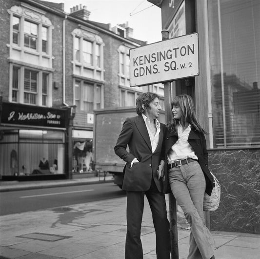 Serge Gainsbourg et Jane Birkin -  Photographie de presse
