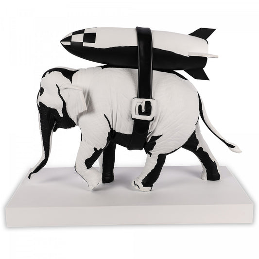 Banksy - Brandalism Heavy Weaponry Elephant Sculpture (2023)