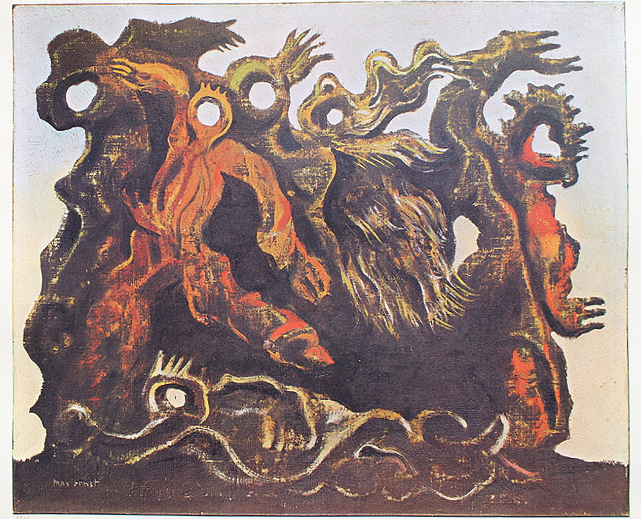 Max Ernst (1891- 1976) - La Horde (1990)