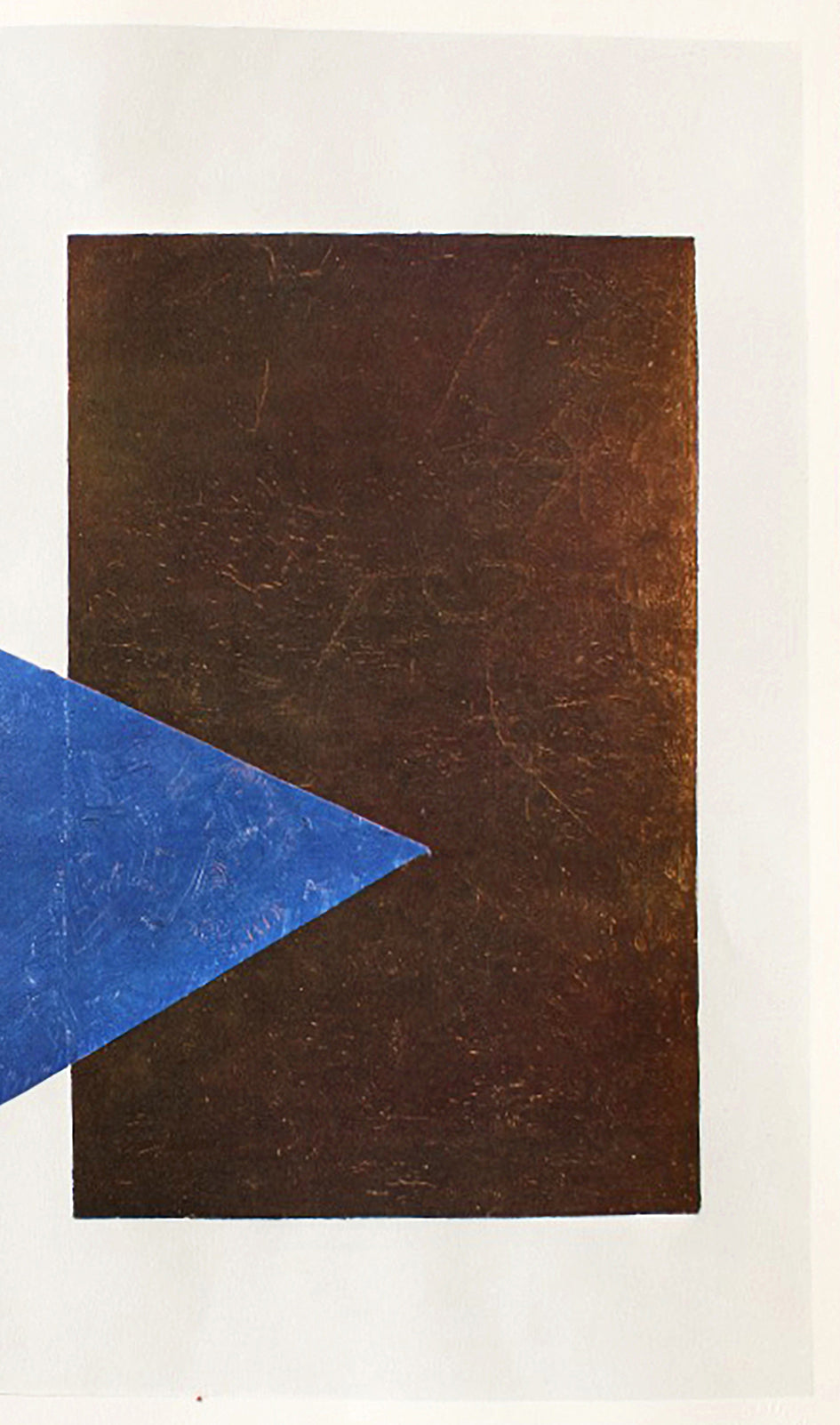 Kasimir Malevitch - Triangle bleu et rectangle noir (1990)