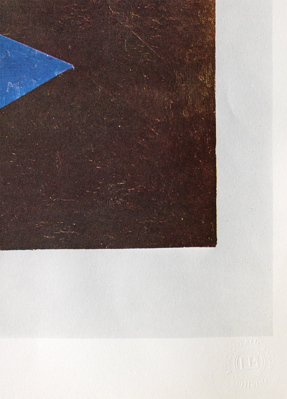 Kasimir Malevitch - Triangle bleu et rectangle noir (1990)