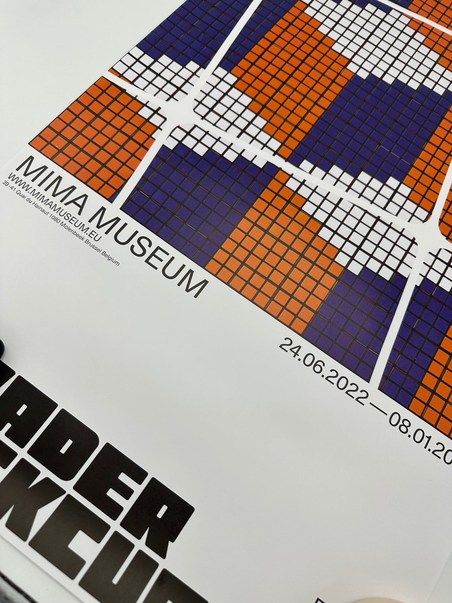Invader - Affiche Rubikcubist 2022 / 2023