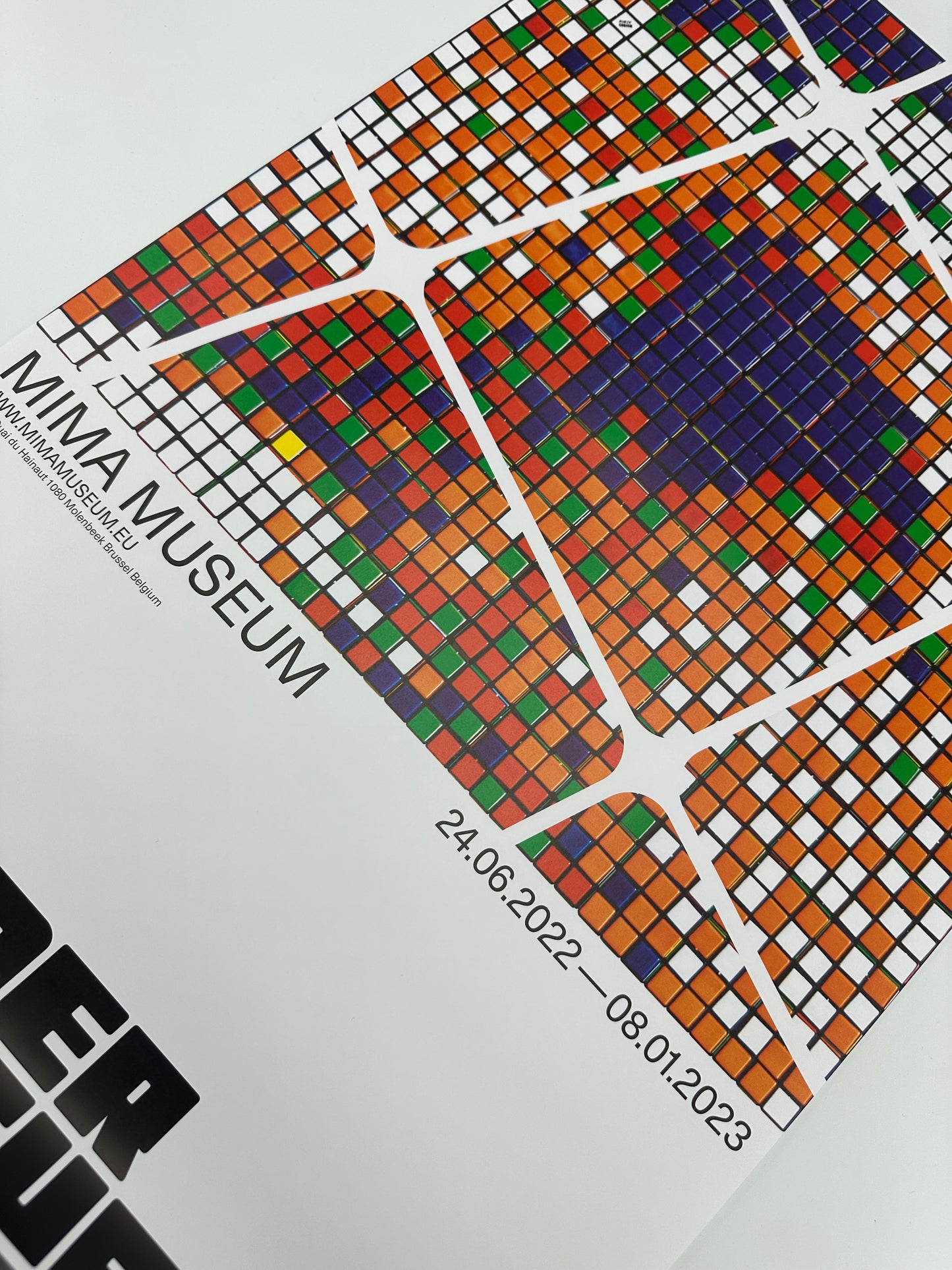 Invader - Affiche Rubikcubist 2022 / 2023