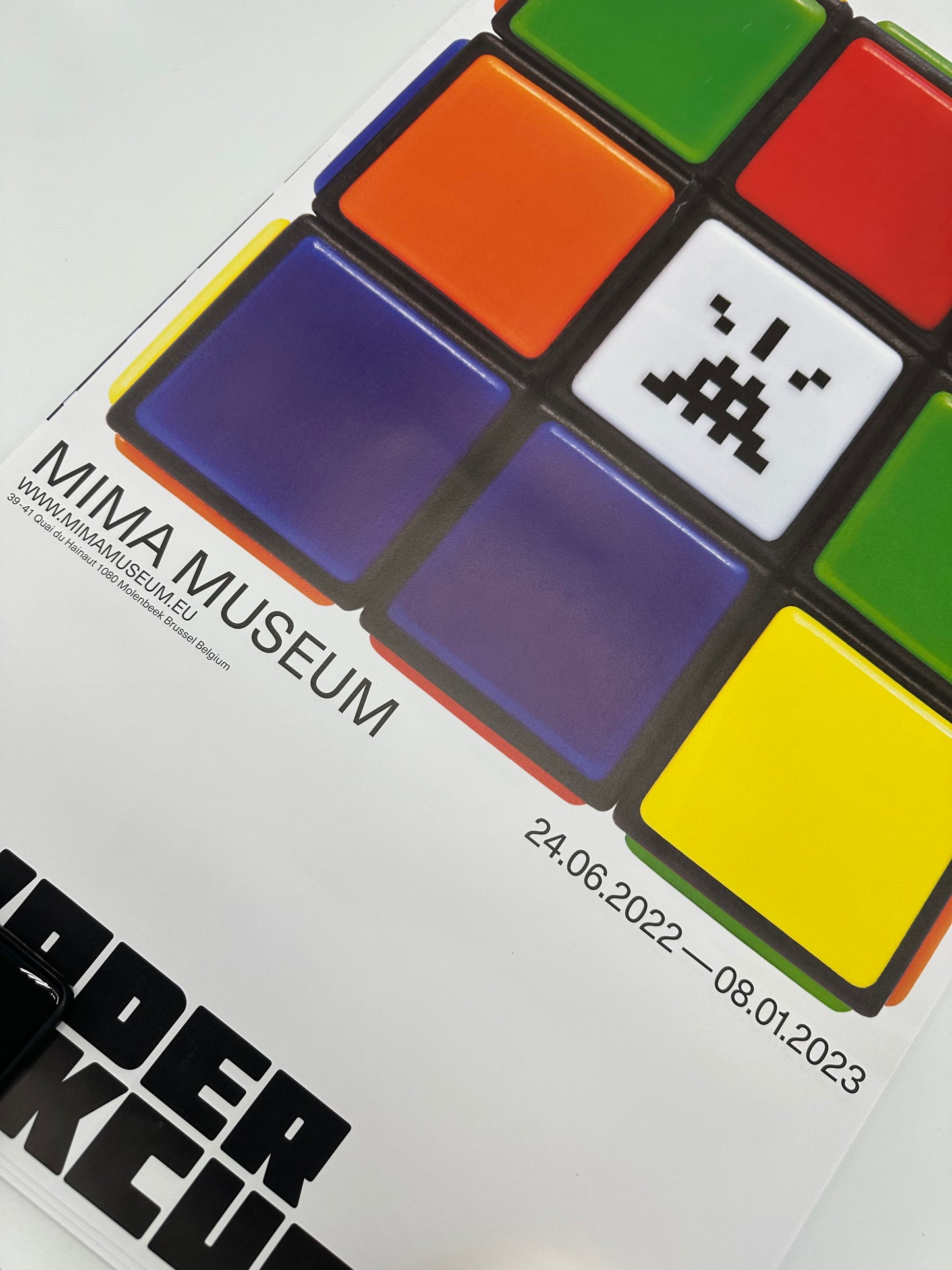 Invader - Affiche Rubikcubist 2022 / 2023