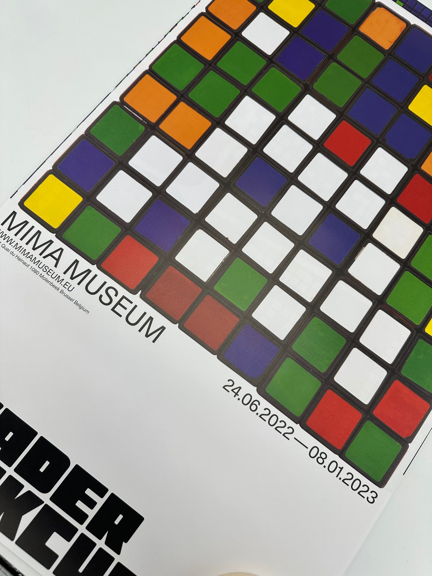 Invader - Affiche Rubikcubist 2022 / 2023