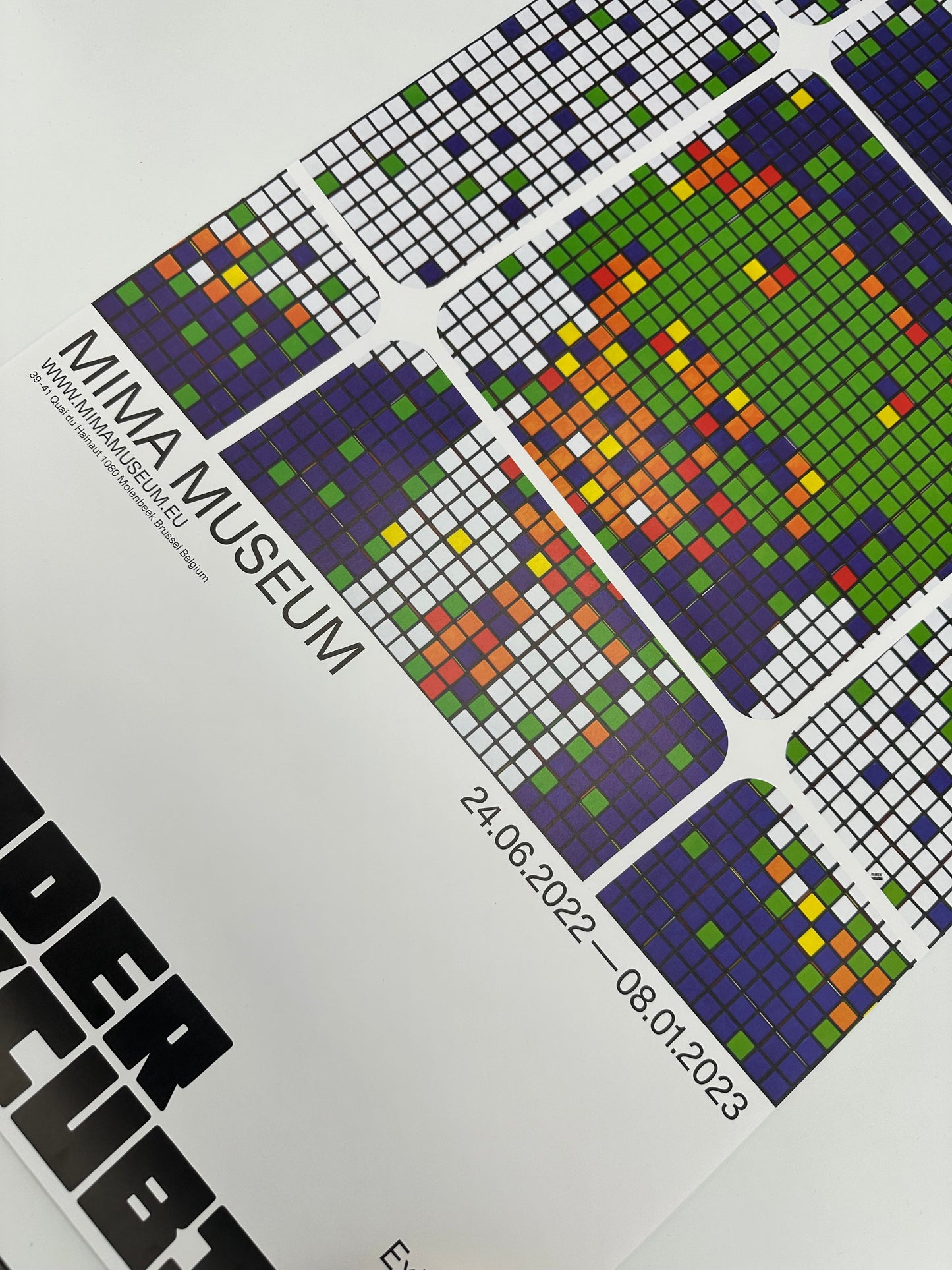 Invader - Affiche Rubikcubist 2022 / 2023