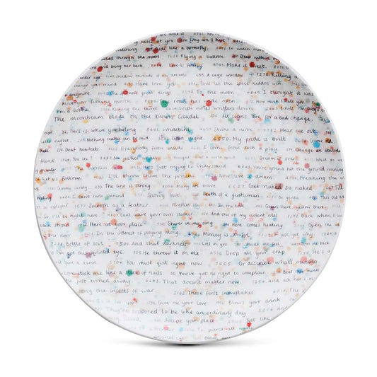 Damien Hirst - The Currency porcelain plate (2022)