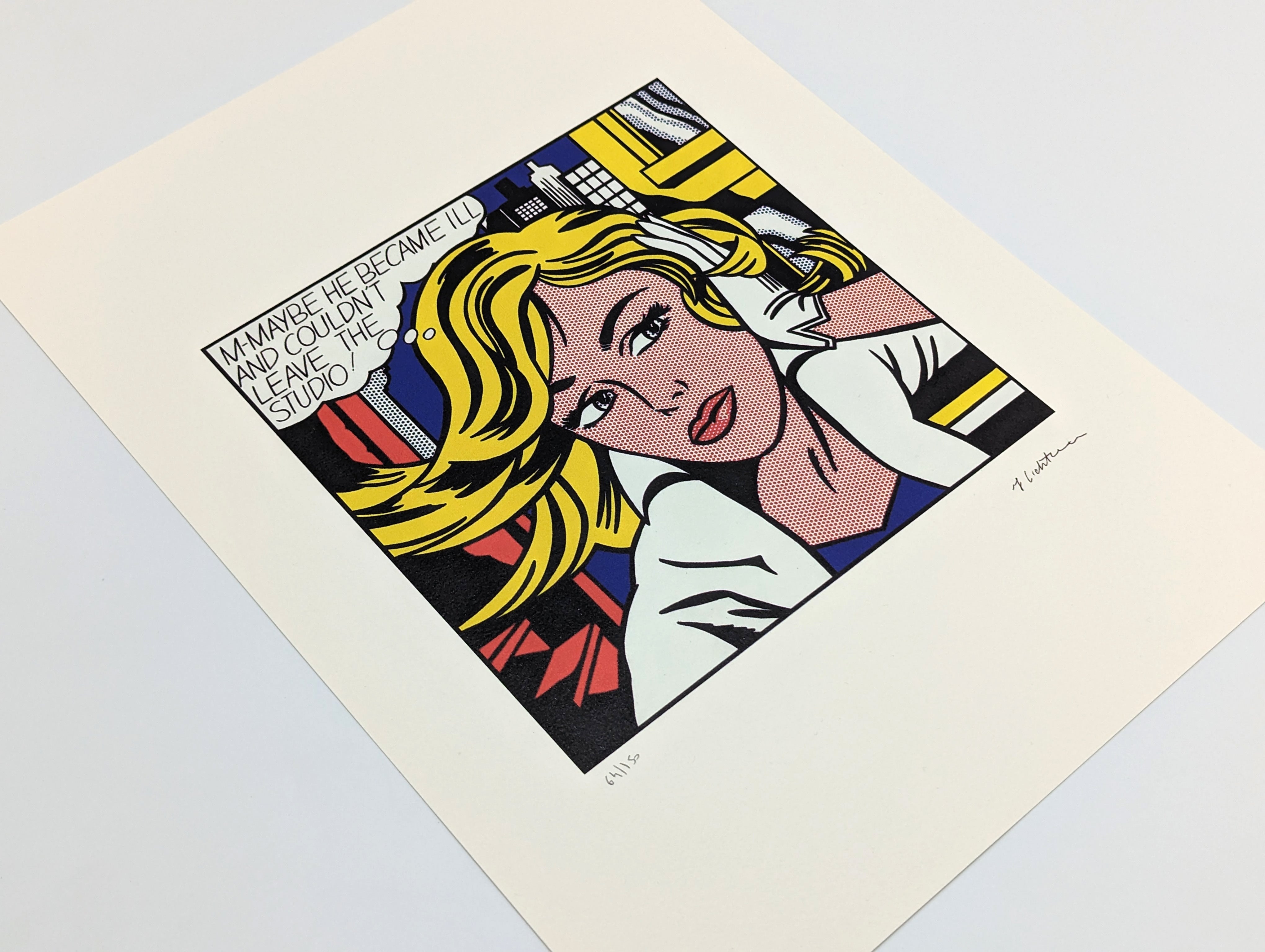 Roy Lichtenstein (after) - M Maybe – STORES.ART | ONLINE ART STORE