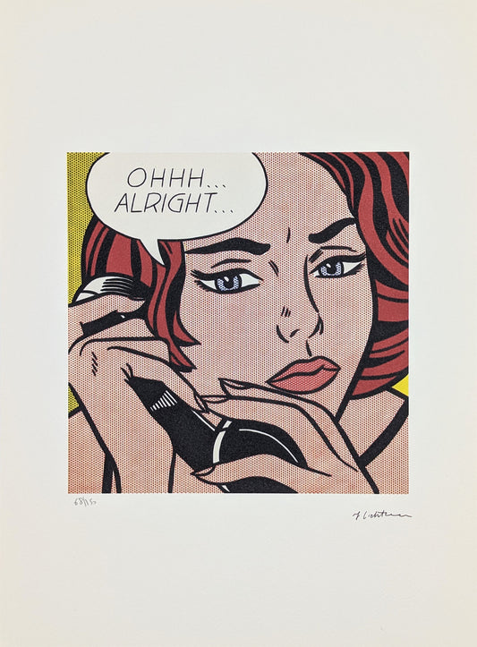 Roy Lichtenstein (after) - Oh Alright