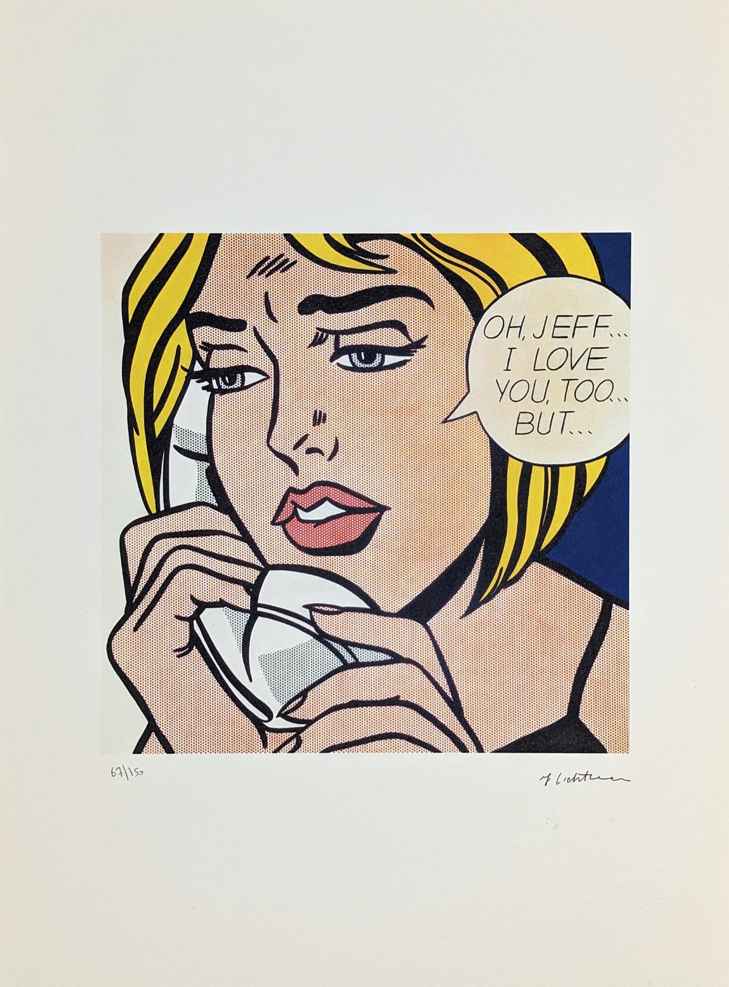 Roy Lichtenstein (after) - Jeff