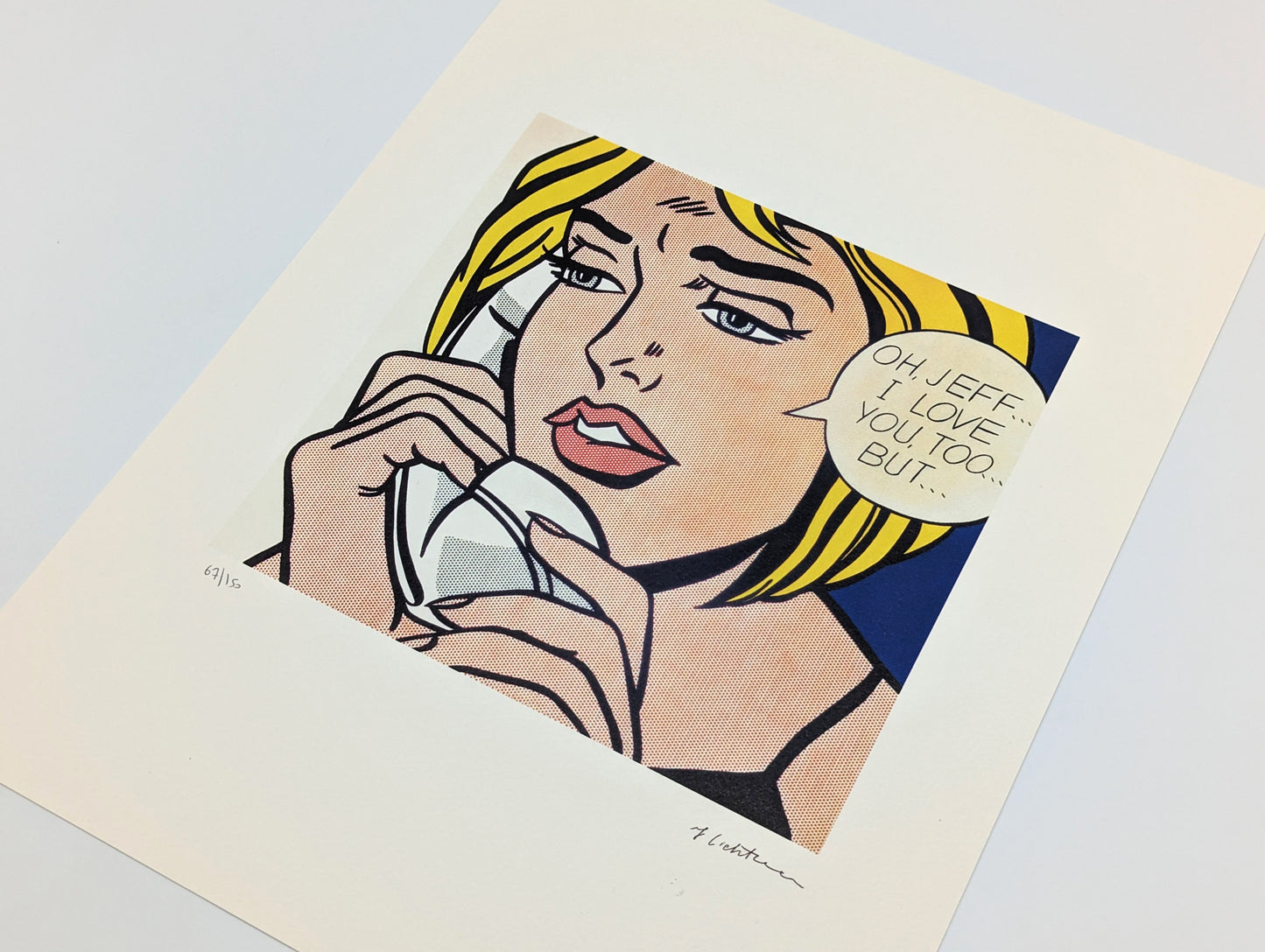 Roy Lichtenstein (after) - Jeff