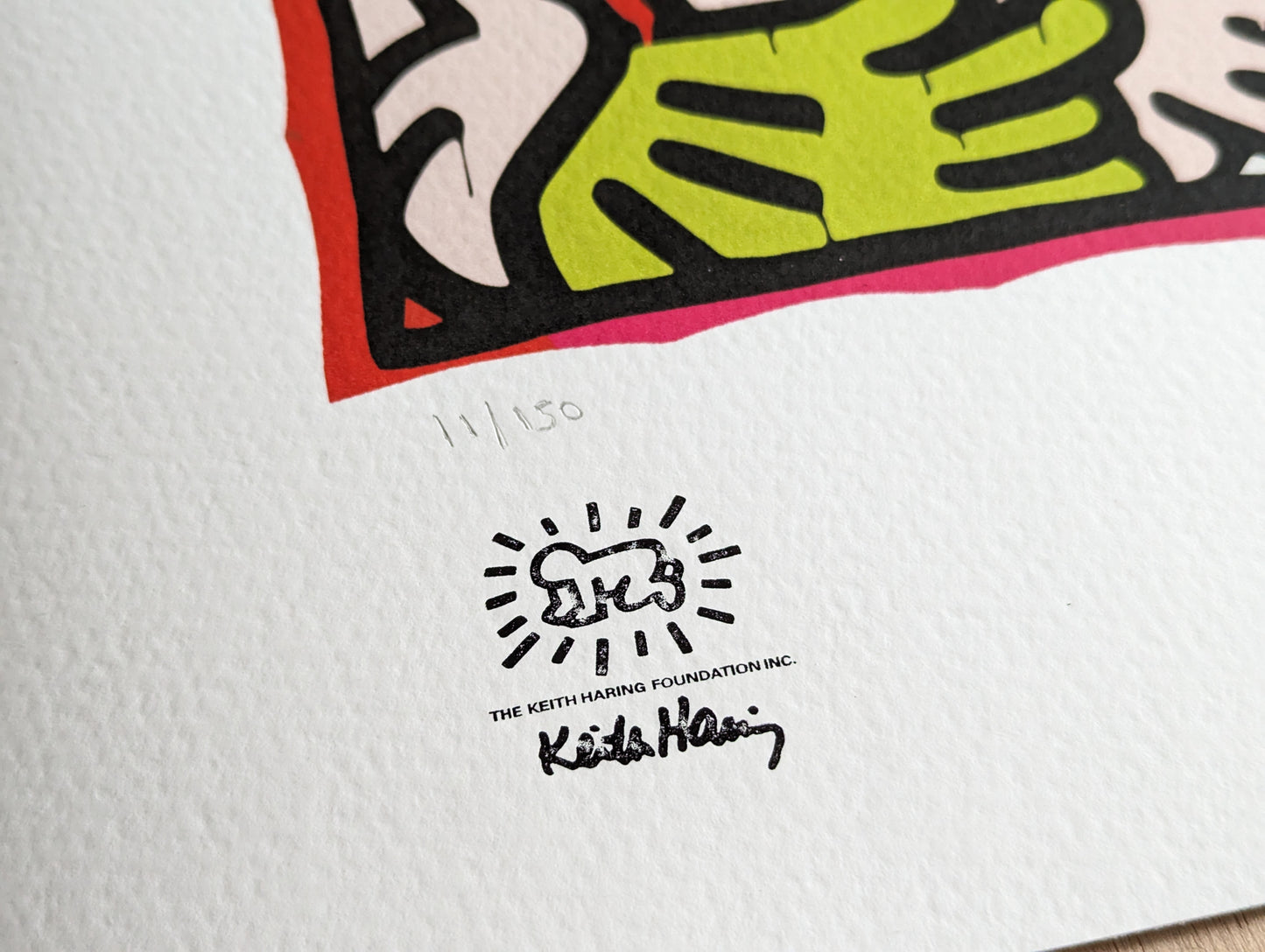 Keith Haring - Estampe vintage (1990)