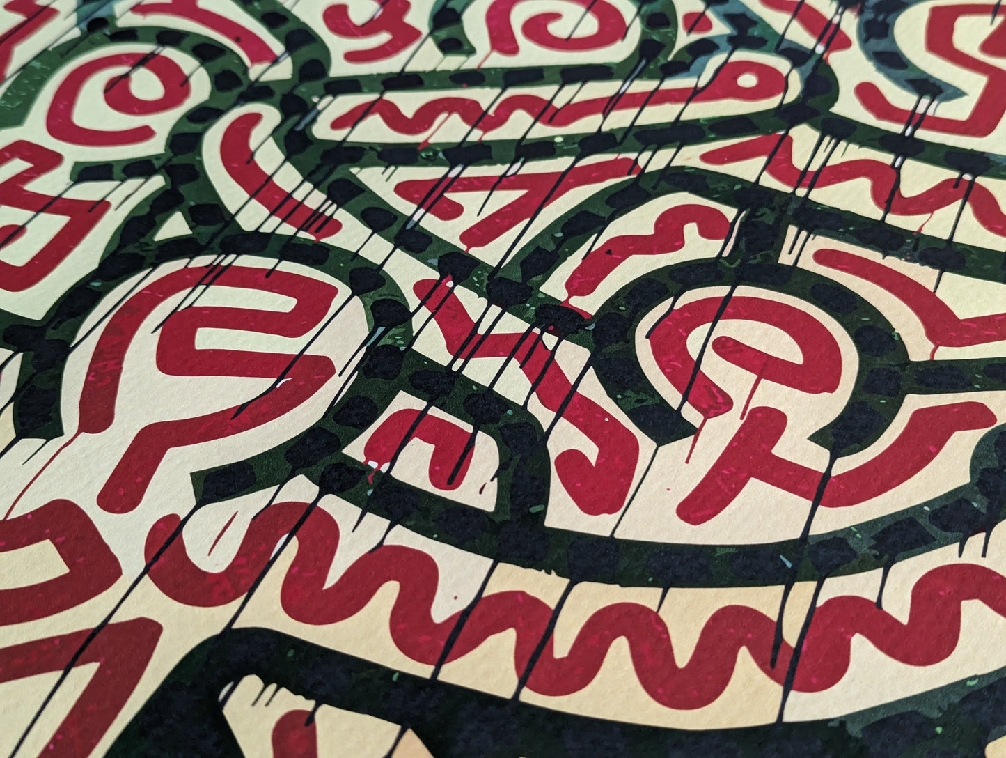 Keith Haring - Estampe vintage (1990)