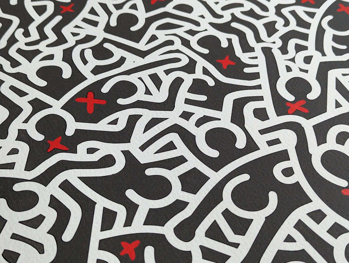 Keith Haring - Estampe vintage (1990)