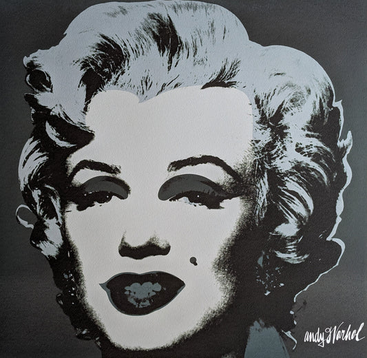 Andy Warhol - Marilyn white and black (1980)