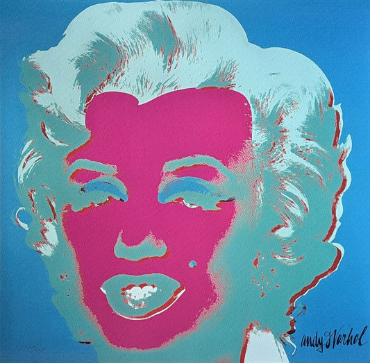 Andy Warhol - Marilyn blue (1980)