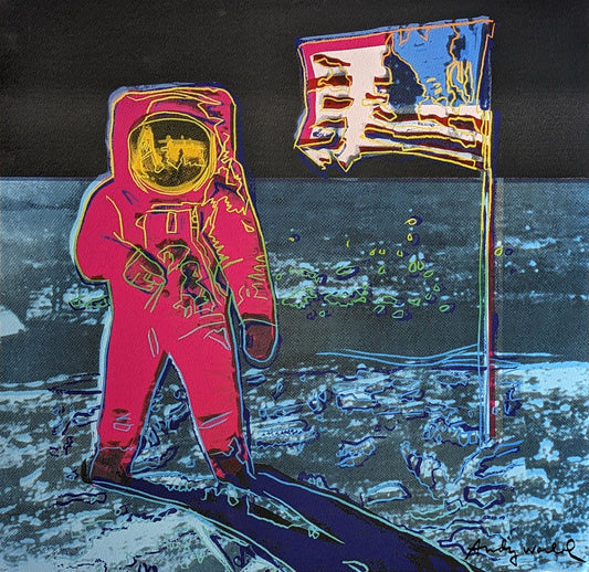 Andy Warhol - Moonwalk red (1980)
