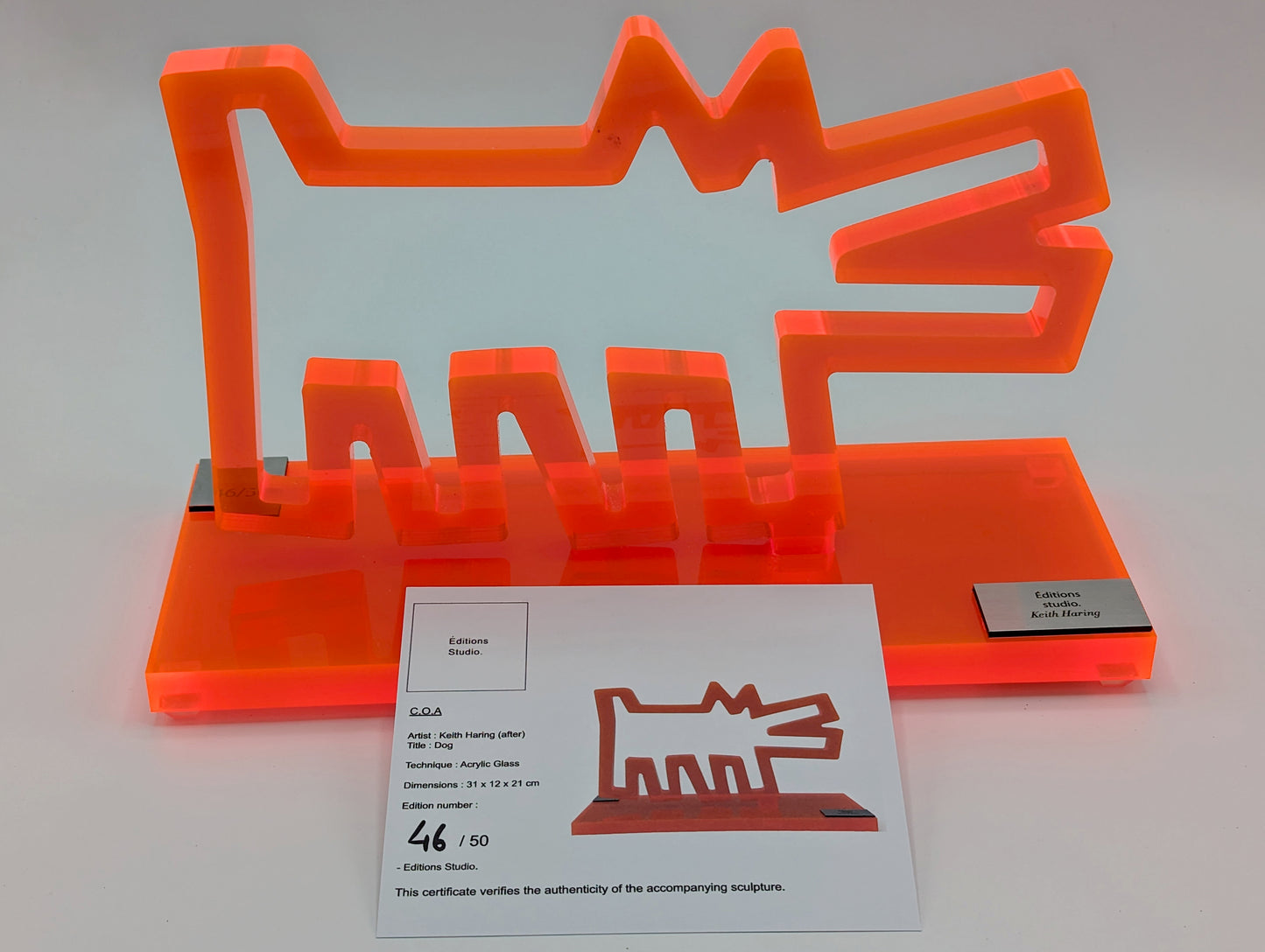 Keith HARING - Dog Sculpture