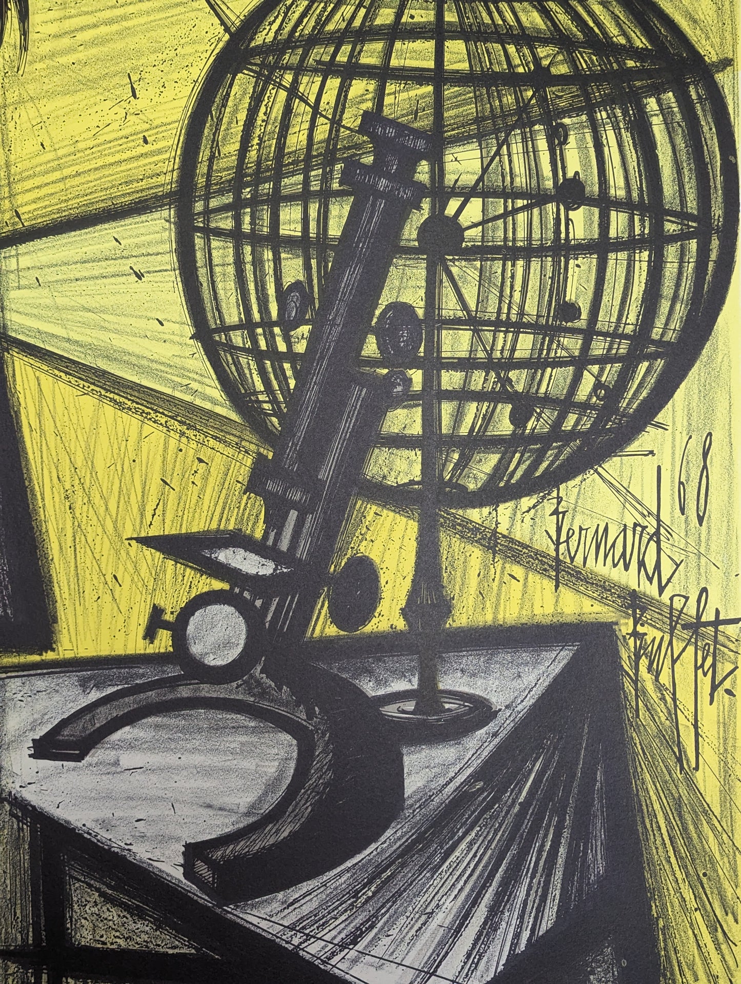 Bernard Buffet - Le Microscope (1969)