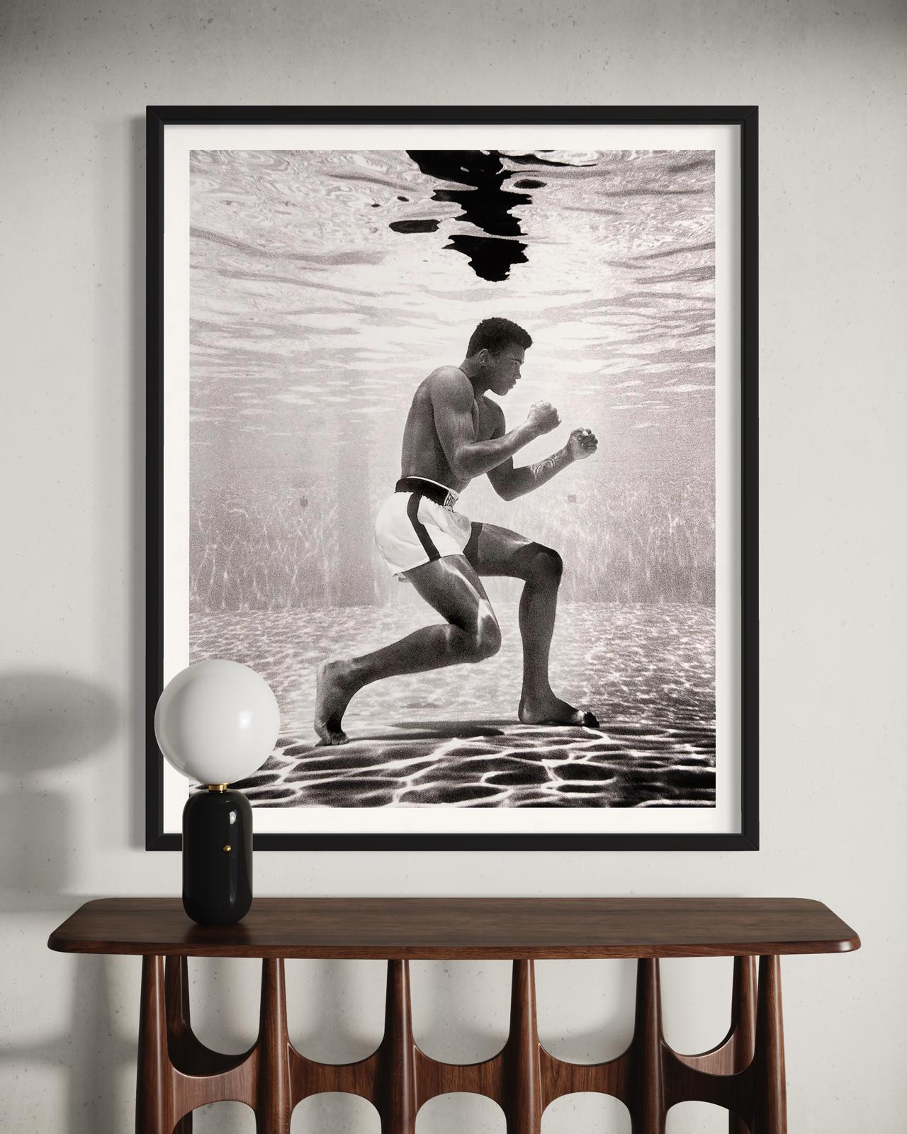 Mohamed Ali training underwater- Photographie de presse