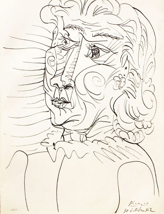 Pablo Picasso - Head of a Woman (1962)