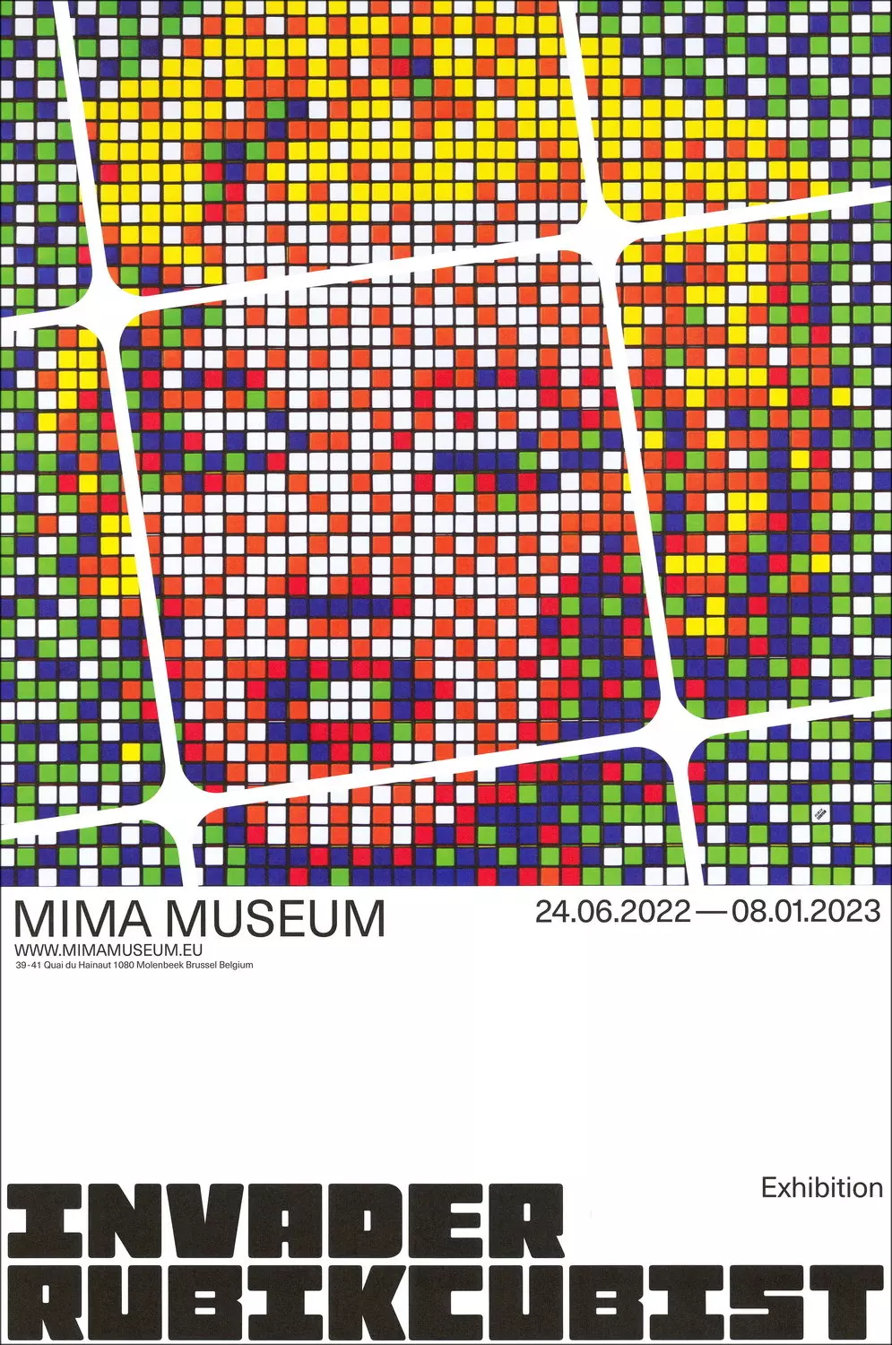 Invader - Affiche Rubikcubist 2022 / 2023