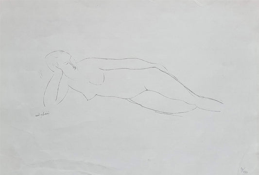 Amedeo Modigliani - Reclining female nude (1981)