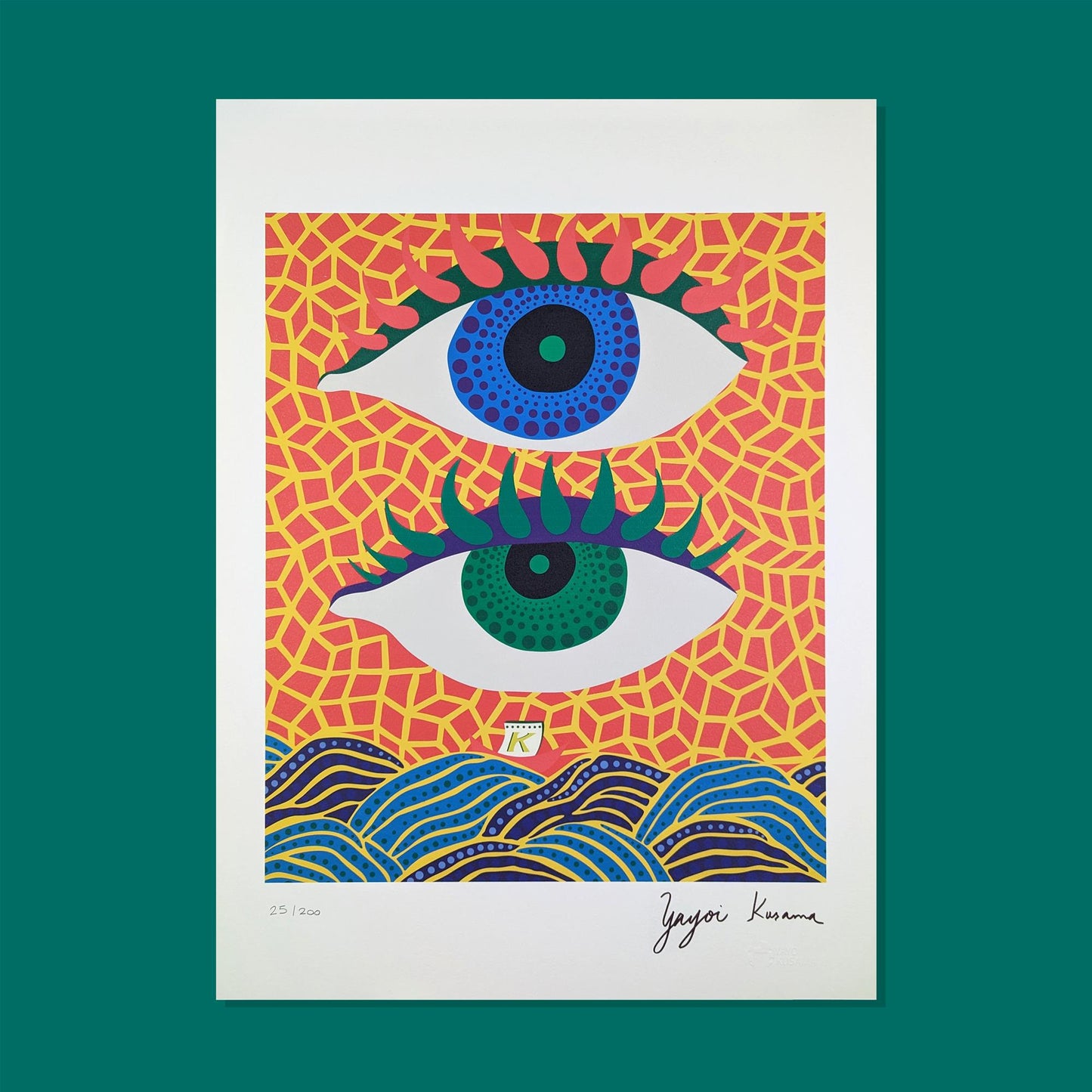 Yayoi Kusama - Two Eyes (2006)