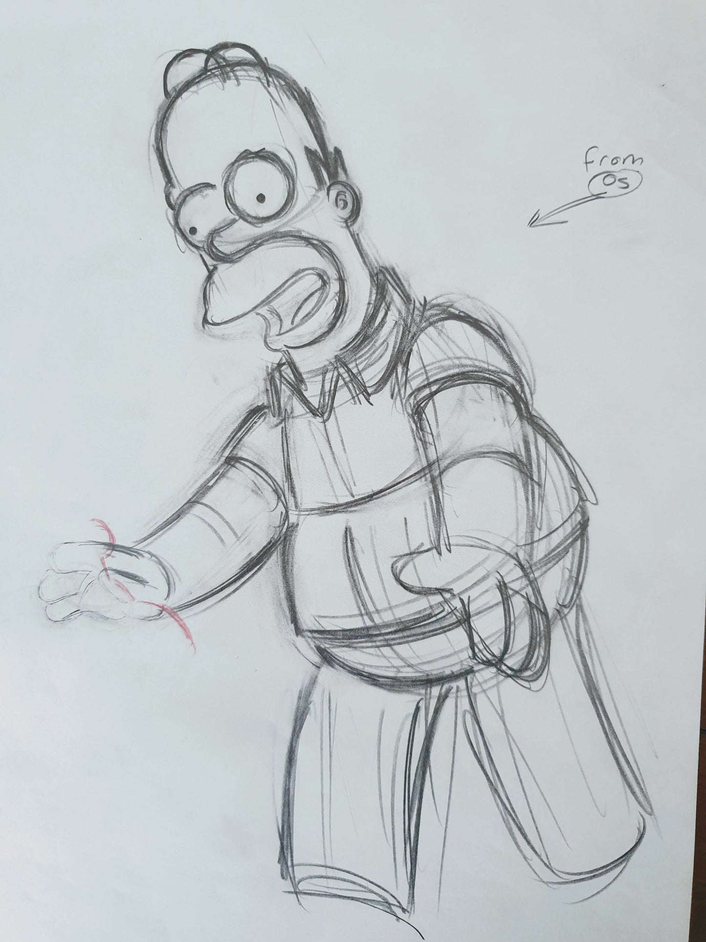 Matt Groening - Homer Simpsons Drawing