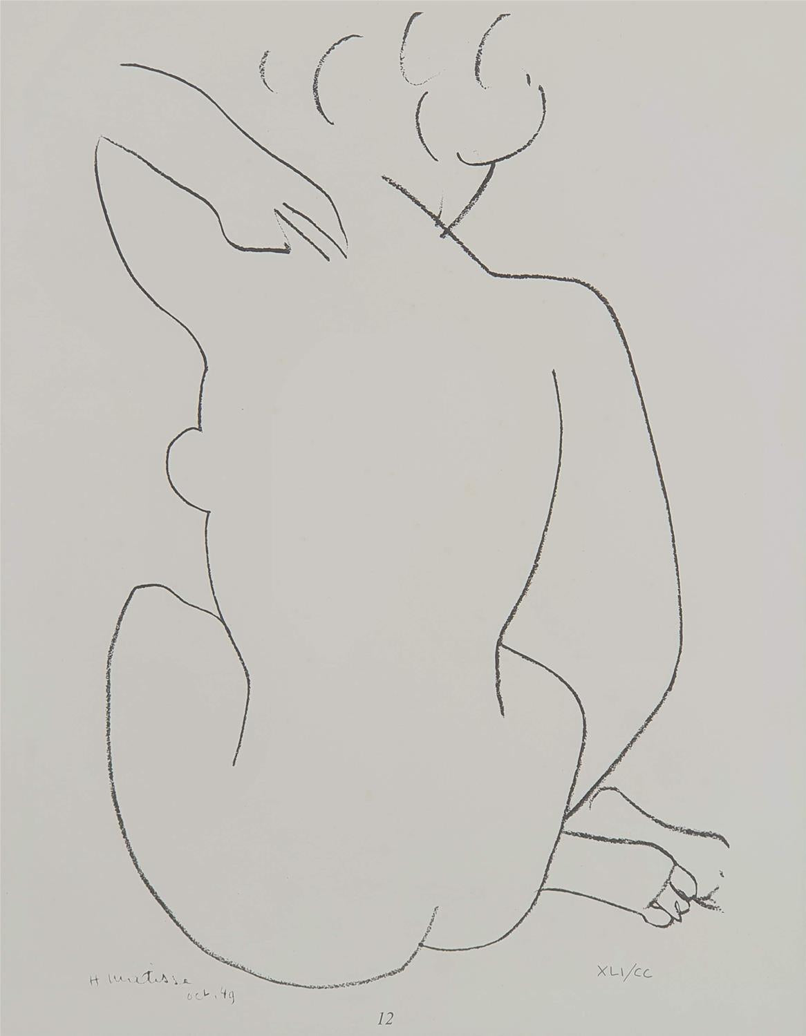 Henri Matisse - Naked Back (1949)