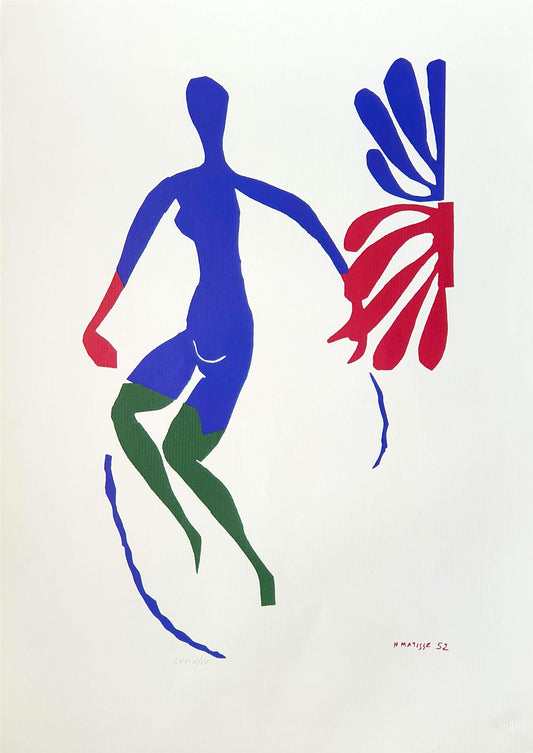 Henri Matisse - Nu Bleu aux Bas Verts (1952)