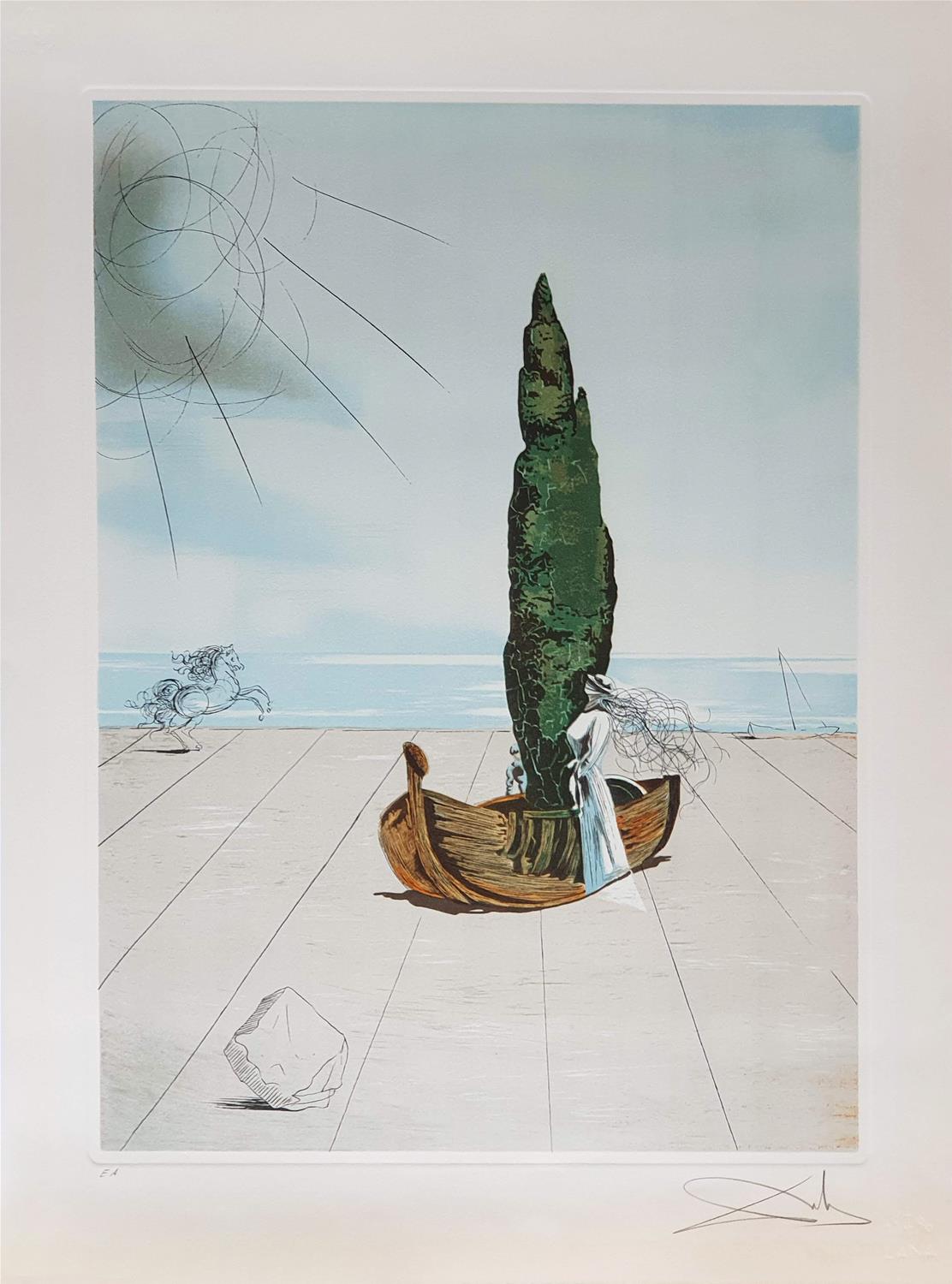 Salvador Dali - Apparition of my cousin (1984)