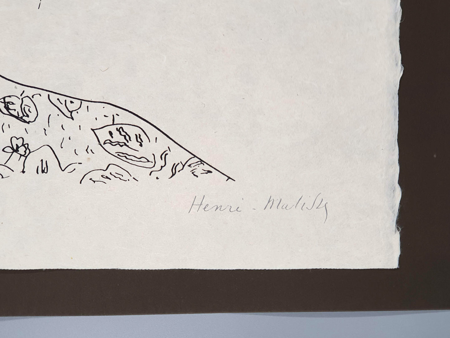 Henri Matisse - Dessin lithographique original I