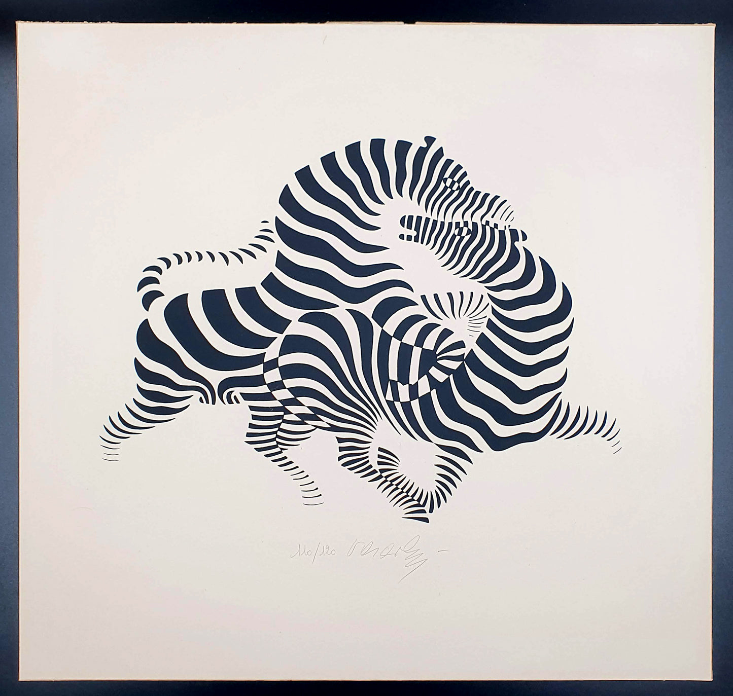 Victor Vasarely - Zebra 6 (1976)