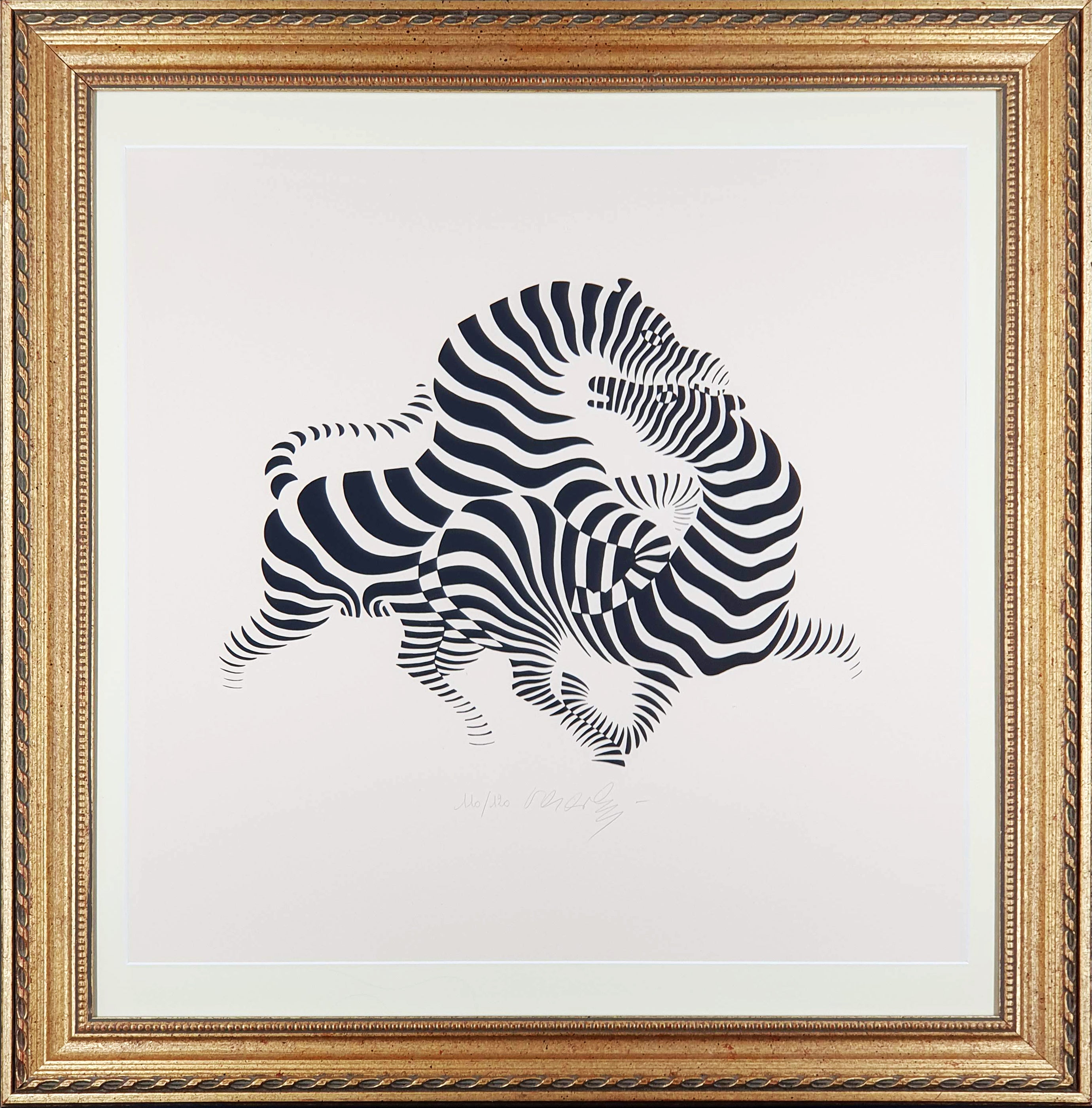 Victor Vasarely Zebra 6 1976 STORES ART ONLINE ART STORE   20221121 144041 