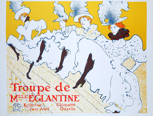 Henri de Toulouse-Lautrec - The Troop of Miss Eglantine (1896)